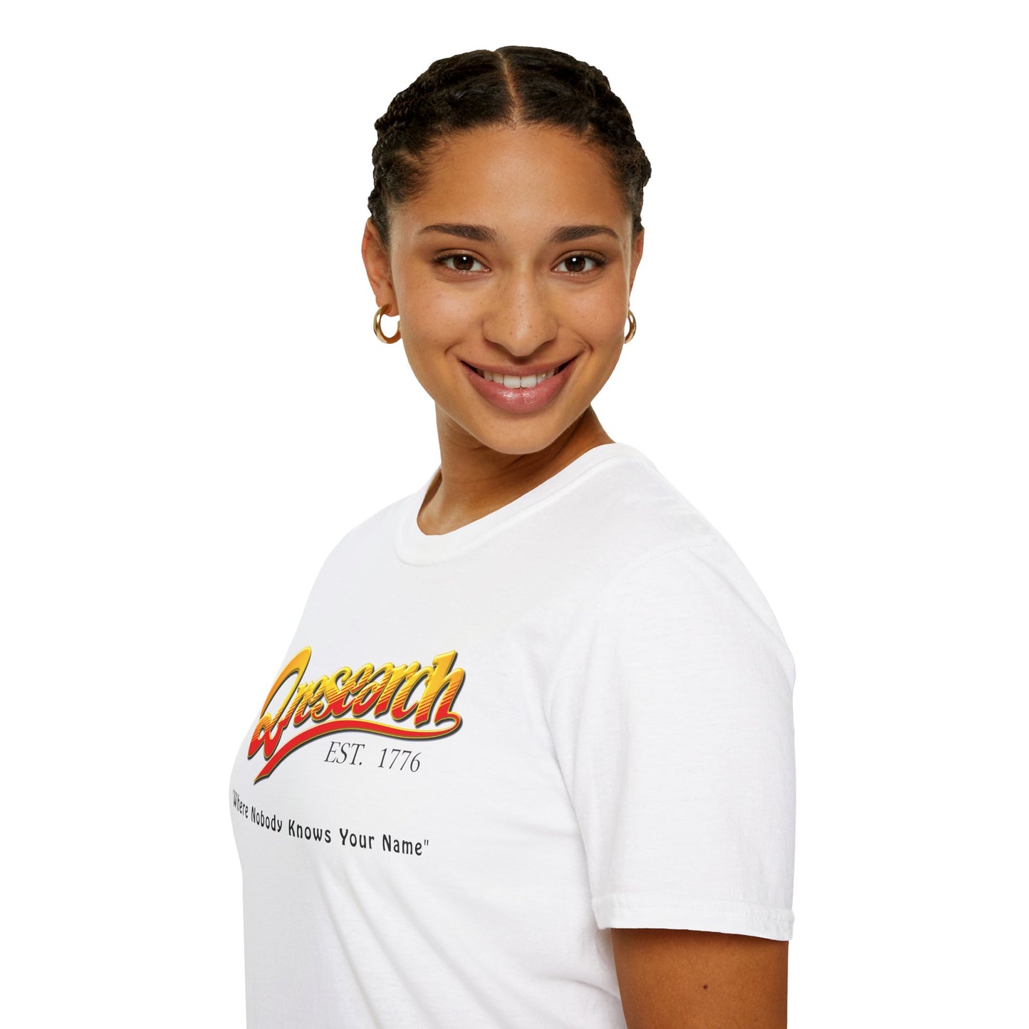 Research Vintage T-Shirt — "Research EST. 1776" Retro Script Science Tee