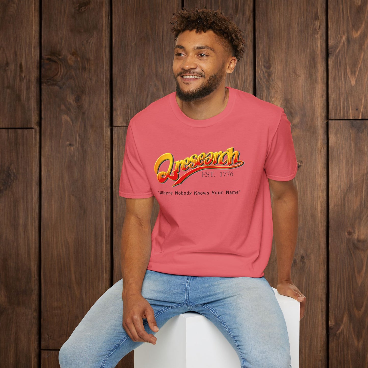Research Vintage T-Shirt — "Research EST. 1776" Retro Script Science Tee image 5