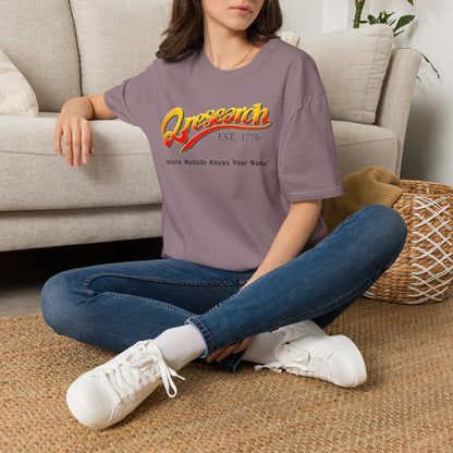 Research Vintage T-Shirt — "Research EST. 1776" Retro Script Science Tee