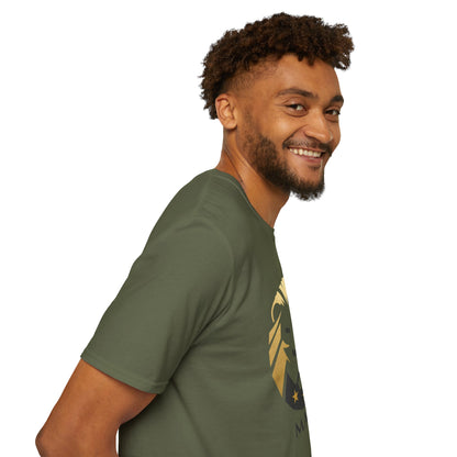 MAGA Gold Lion T‑Shirt — Bold Patriotic Crest Tee