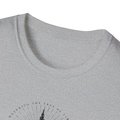 Sons of Liberty Rifle Crest T-Shirt — Vintage Historical Emblem image 10