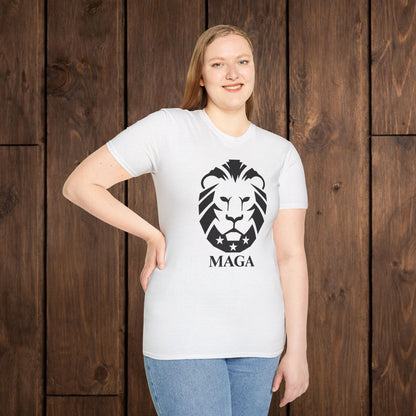 MAGA Lion T-Shirt — Bold Patriotic Graphic Tee