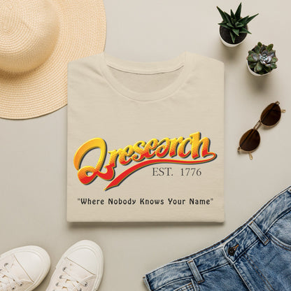 Research Vintage T-Shirt — "Research EST. 1776" Retro Script Science Tee