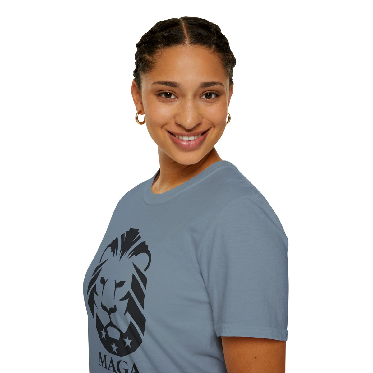 MAGA Lion T-Shirt — Bold Patriotic Graphic Tee