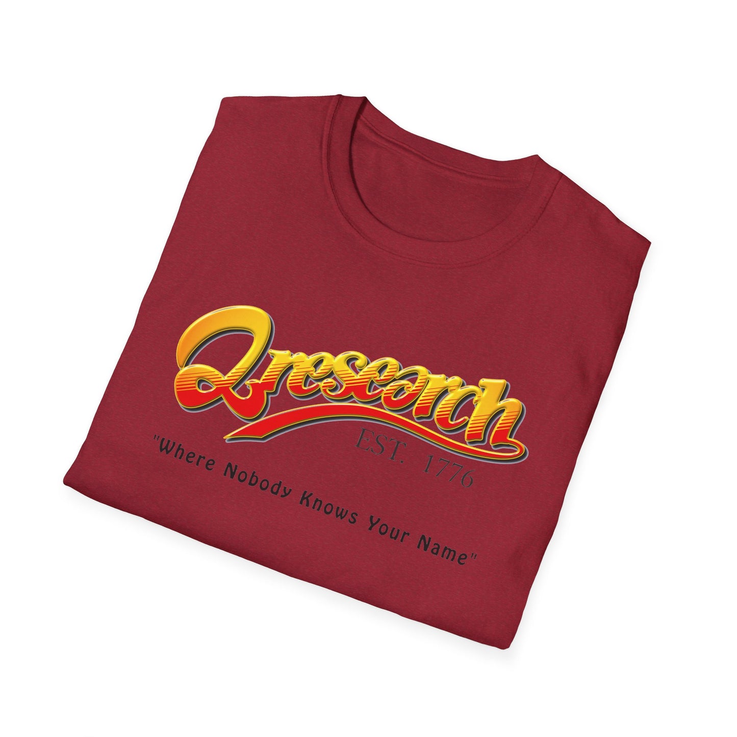 Research Vintage T-Shirt — "Research EST. 1776" Retro Script Science Tee