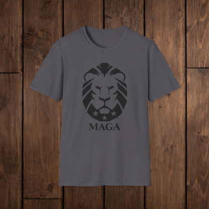 MAGA Lion T-Shirt — Bold Patriotic Graphic Tee