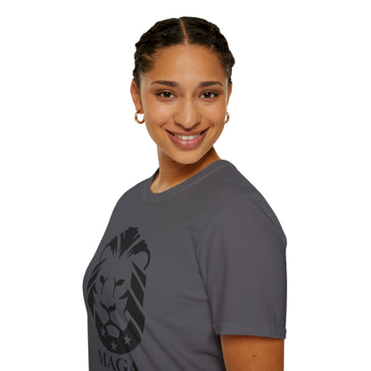 MAGA Lion T-Shirt — Bold Patriotic Graphic Tee