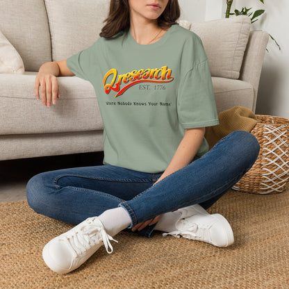 Research Vintage T-Shirt — "Research EST. 1776" Retro Script Science Tee