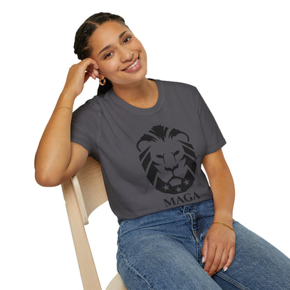MAGA Lion T-Shirt — Bold Patriotic Graphic Tee