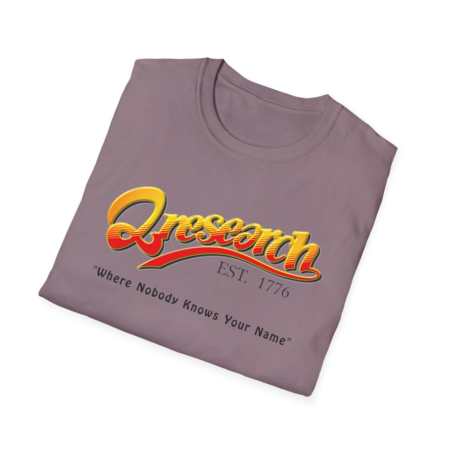 Research Vintage T-Shirt — "Research EST. 1776" Retro Script Science Tee