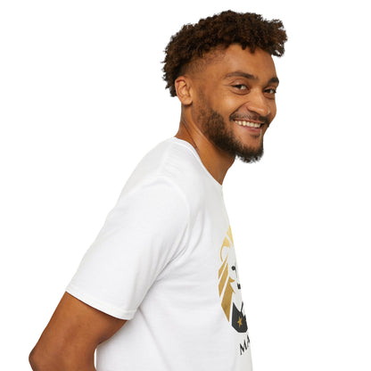 MAGA Gold Lion T‑Shirt — Bold Patriotic Crest Tee