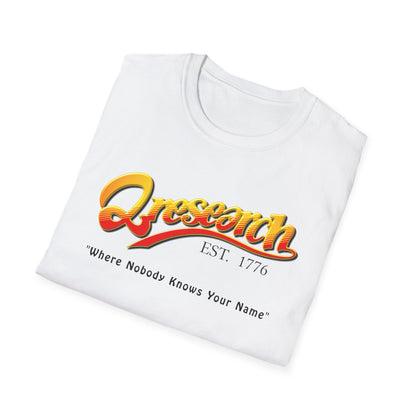Research Vintage T-Shirt — "Research EST. 1776" Retro Script Science Tee
