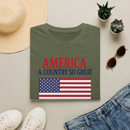 America A Country So Great T-Shirt, Even Its Haters Won’t Leave Shirt, Patriotic American Flag Tee, Conservative USA Gift
