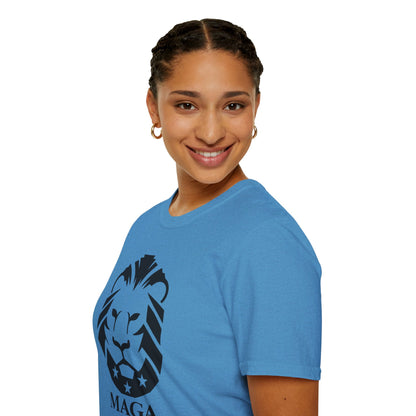 MAGA Lion T-Shirt — Bold Patriotic Graphic Tee