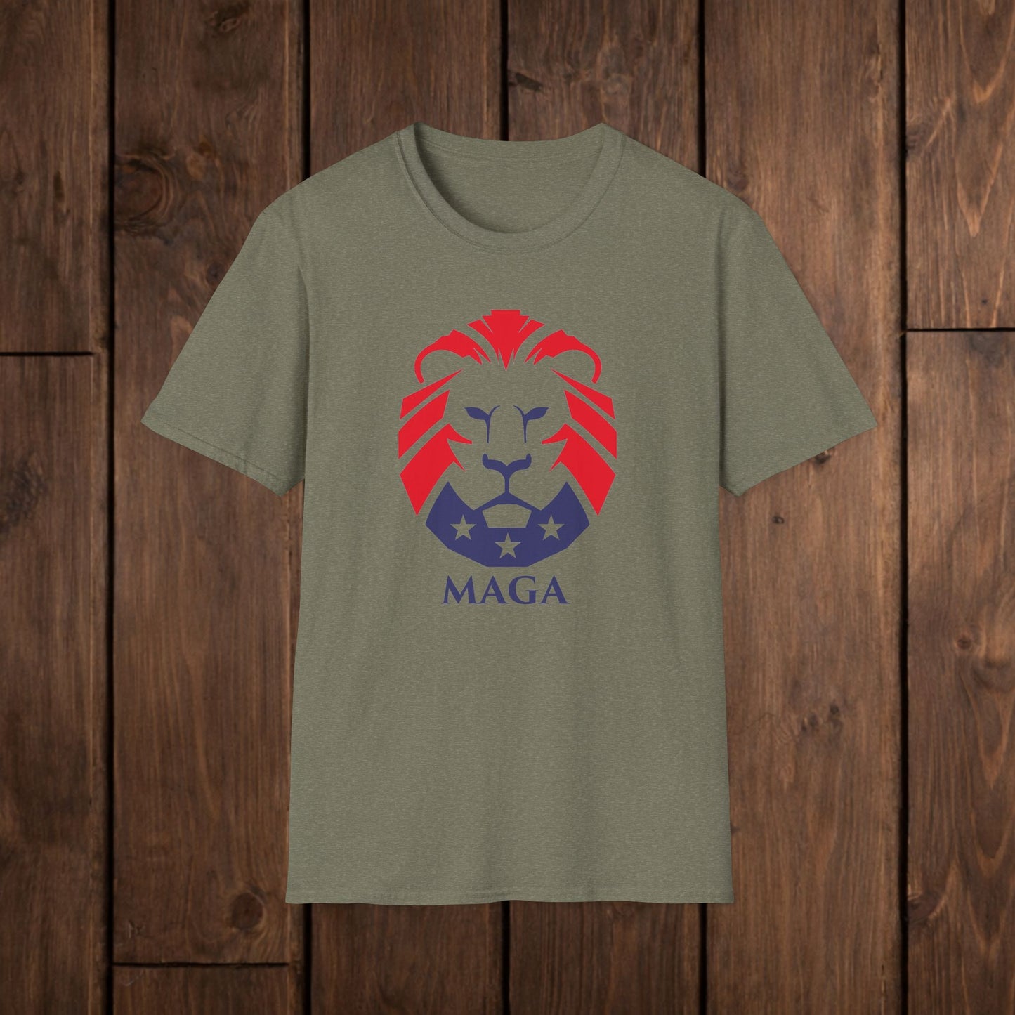 MAGA Lion T-Shirt — Bold Patriotic Graphic Tee image 6