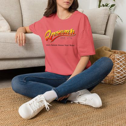 Research Vintage T-Shirt — "Research EST. 1776" Retro Script Science Tee