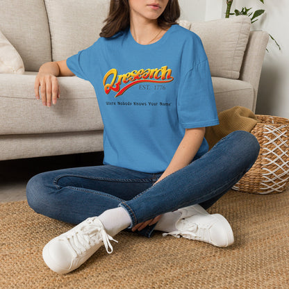 Research Vintage T-Shirt — "Research EST. 1776" Retro Script Science Tee