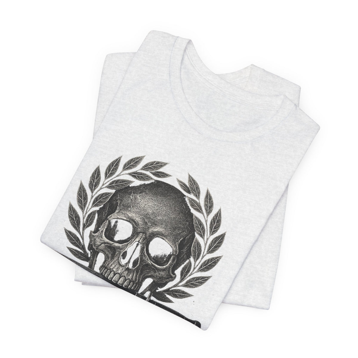 Skull & Knife Tee — Gothic Skull Crest T-Shirt