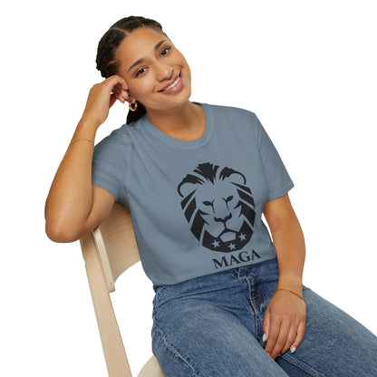 MAGA Lion T-Shirt — Bold Patriotic Graphic Tee