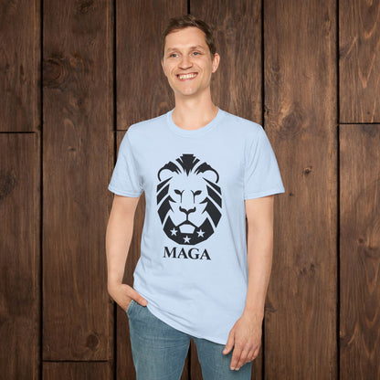 MAGA Lion T-Shirt — Bold Patriotic Graphic Tee