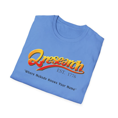 Research Vintage T-Shirt — "Research EST. 1776" Retro Script Science Tee