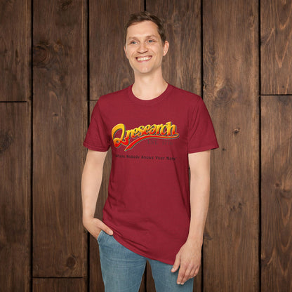 Research Vintage T-Shirt — "Research EST. 1776" Retro Script Science Tee