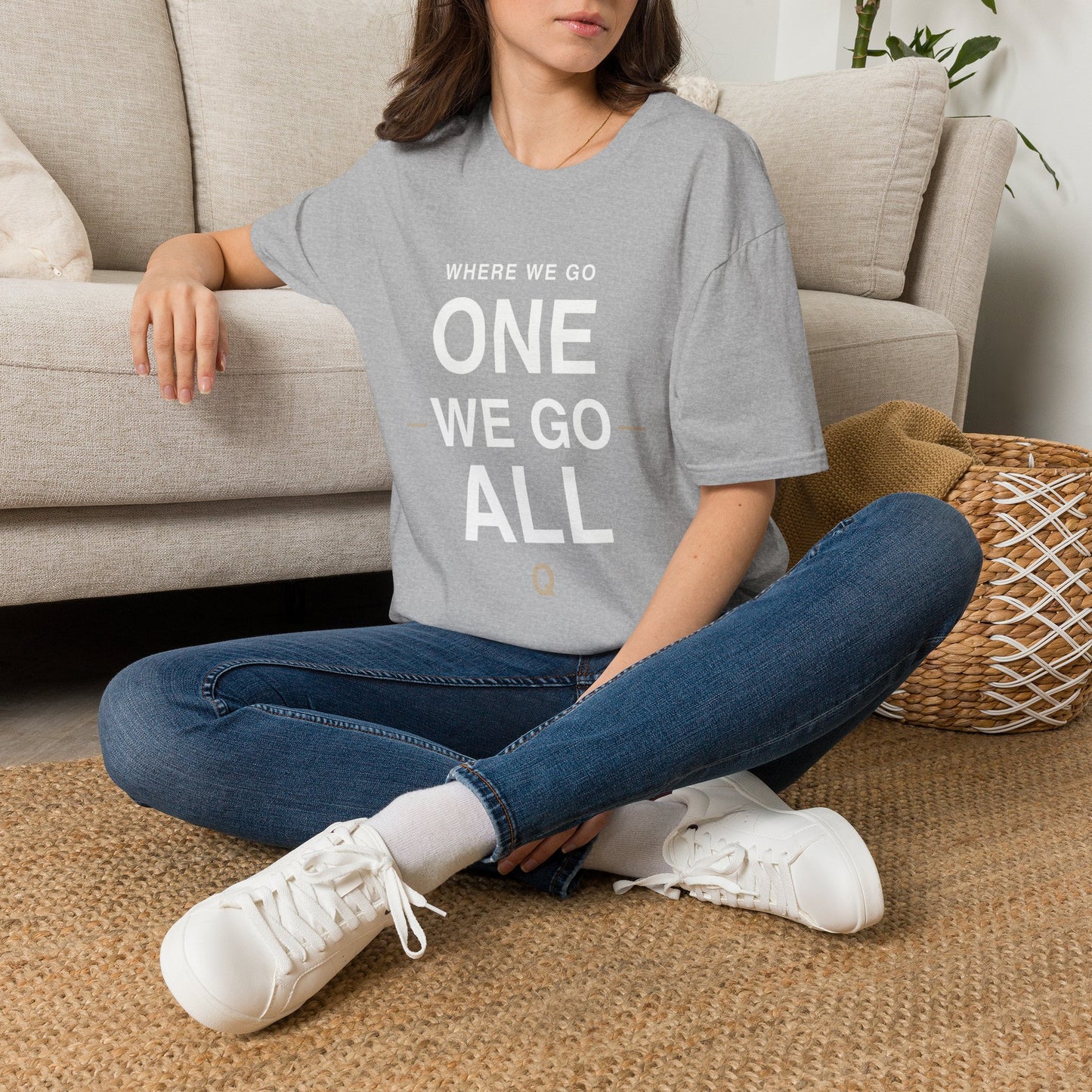 Where We Go One We Go All Shirt – Patriotic Graphic Tee – Distressed American Freedom T-Shirt – Q Notables Apparel