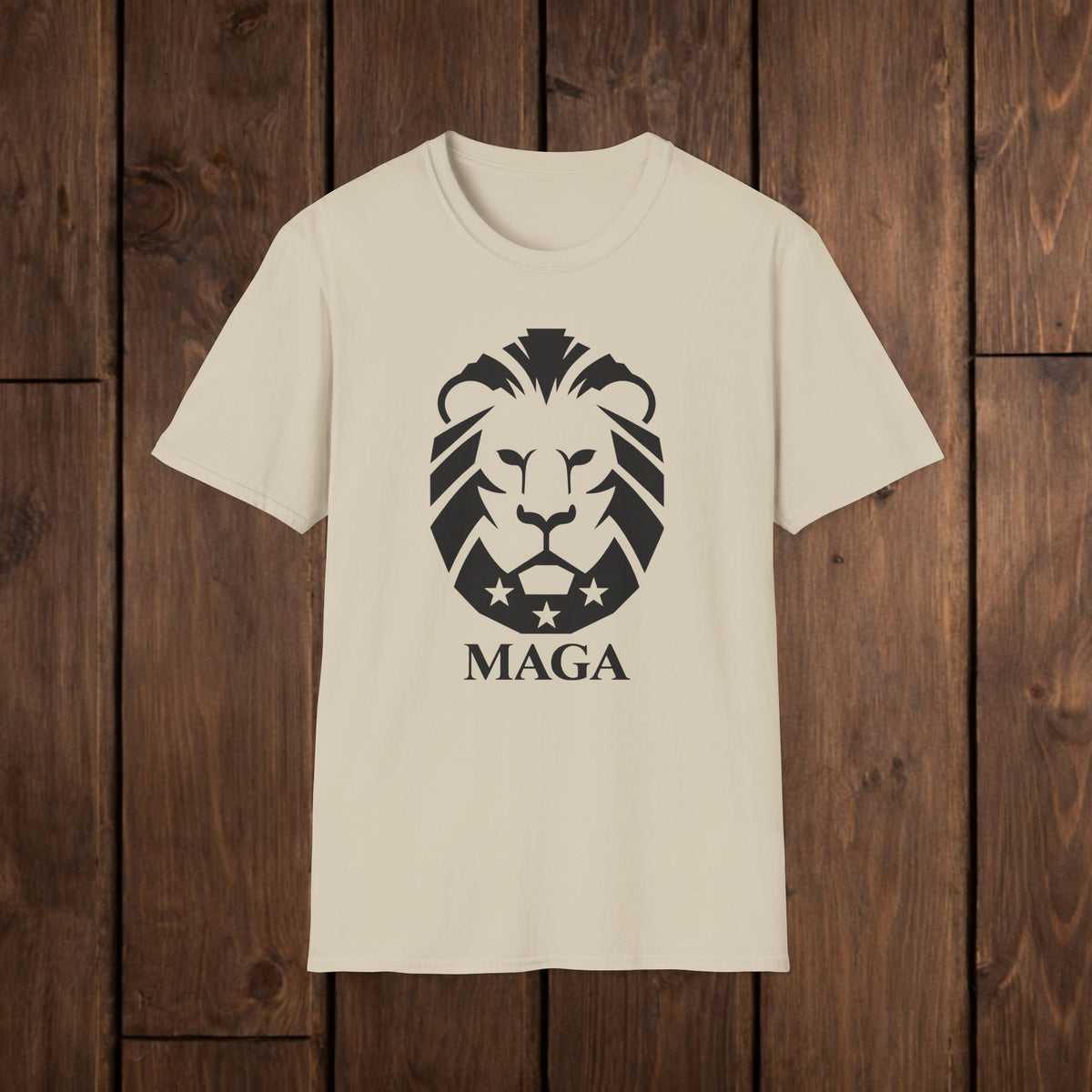 MAGA Lion T-Shirt — Bold Patriotic Graphic Tee