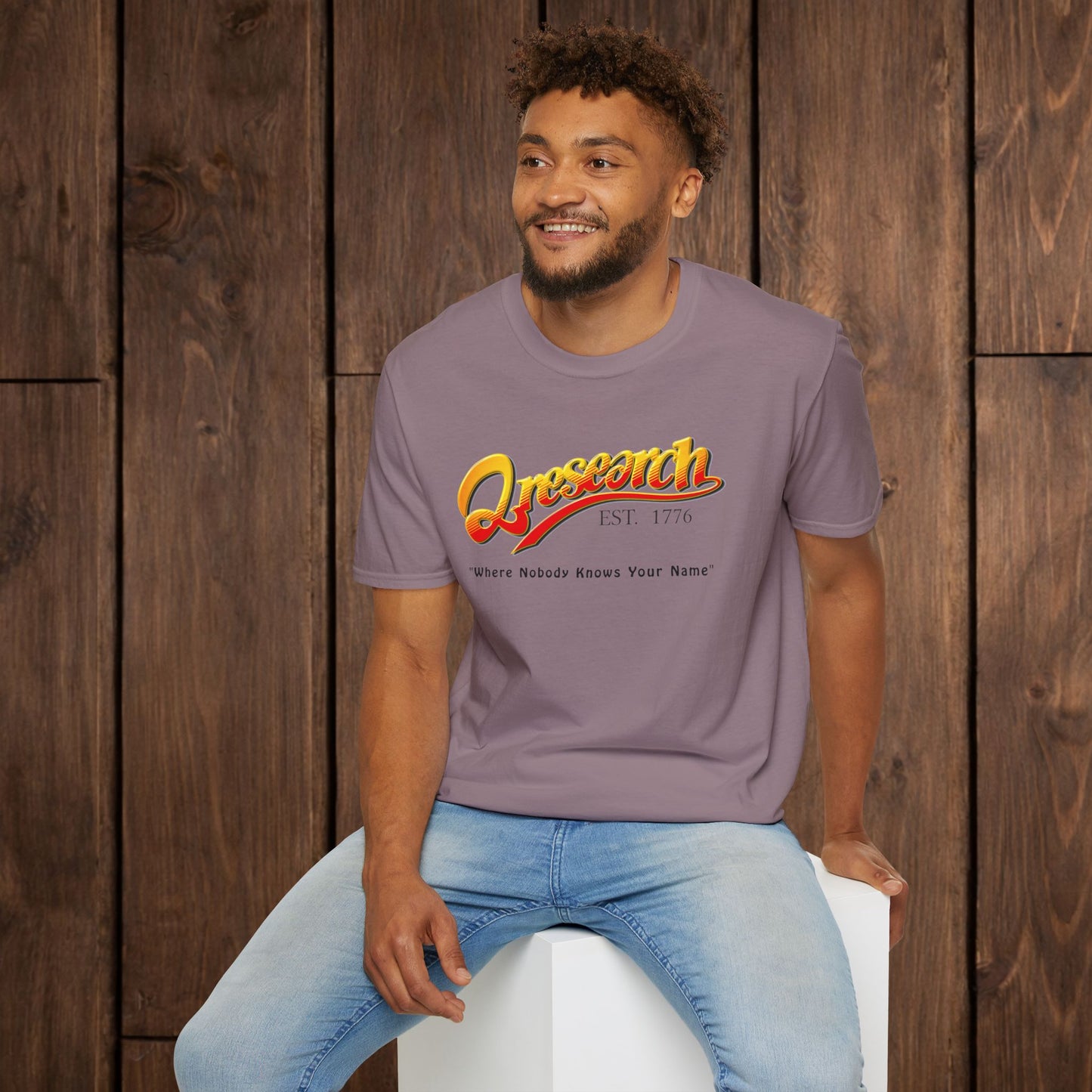 Research Vintage T-Shirt — "Research EST. 1776" Retro Script Science Tee