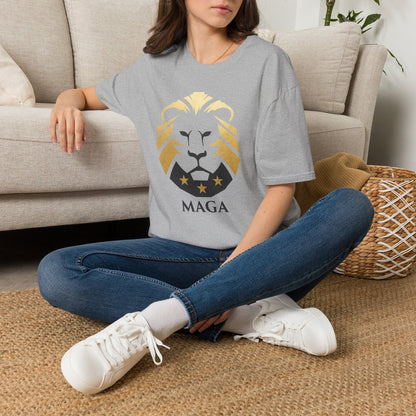 Lion Crest T-Shirt — MAGA Graphic Patriotic Tee