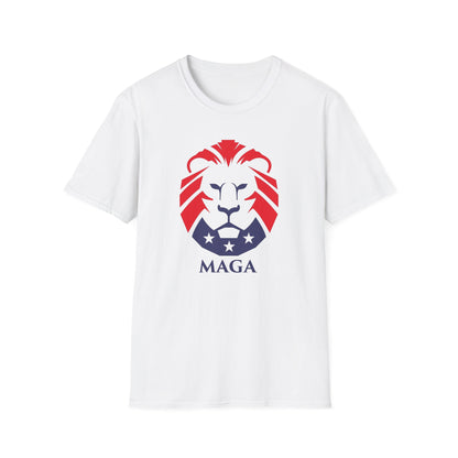 MAGA Lion T-Shirt — Bold Patriotic Graphic Tee