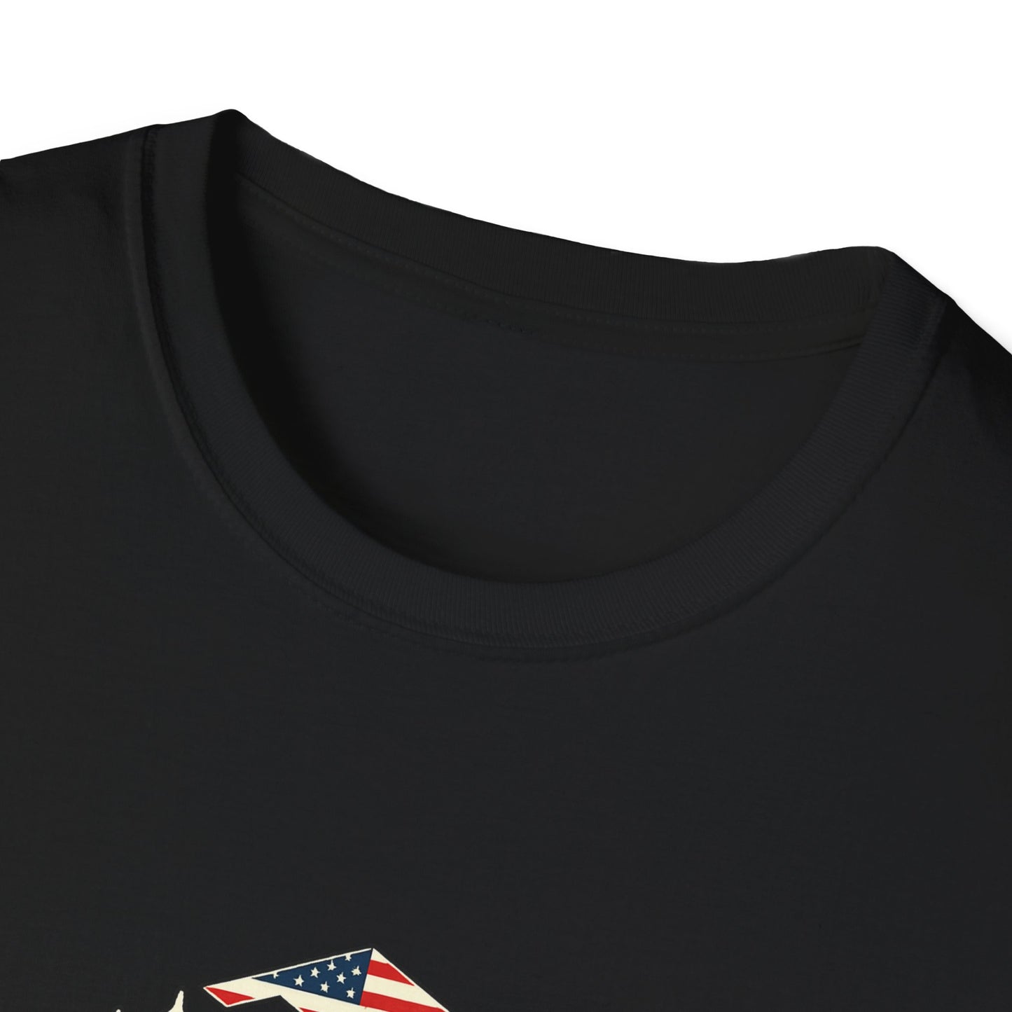 FAFO Jetpack Aviation Tee — Red, White & Blue Graphic