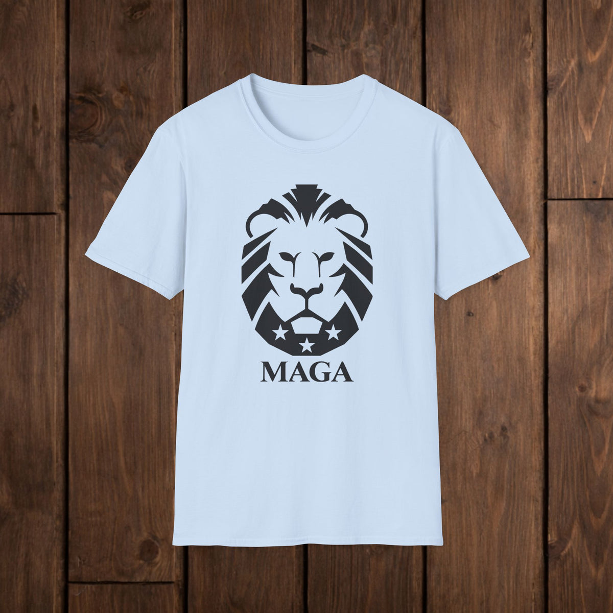 MAGA Lion T-Shirt — Bold Patriotic Graphic Tee
