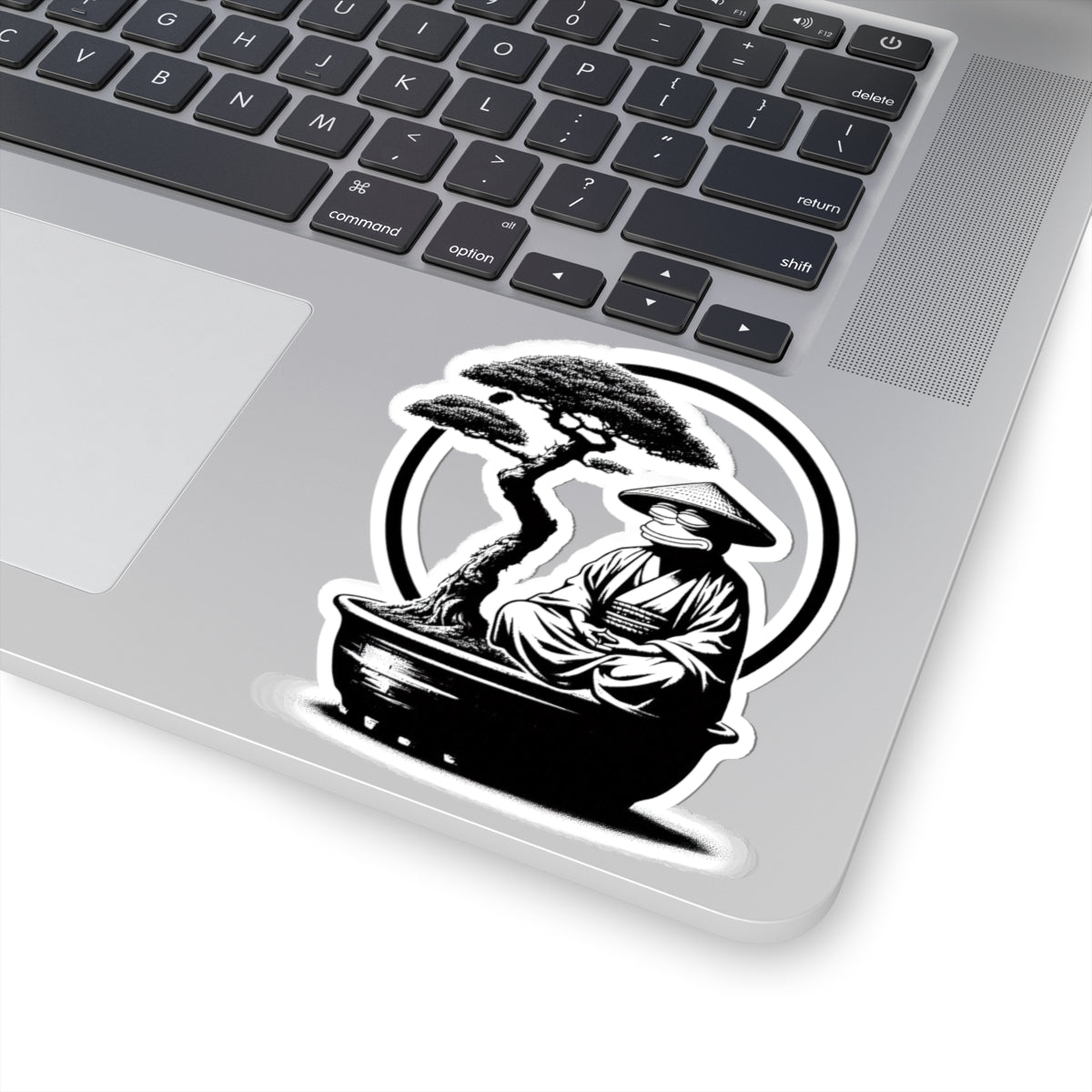 Zen Warrior — Samurai Garden Kiss-Cut Decal image 4