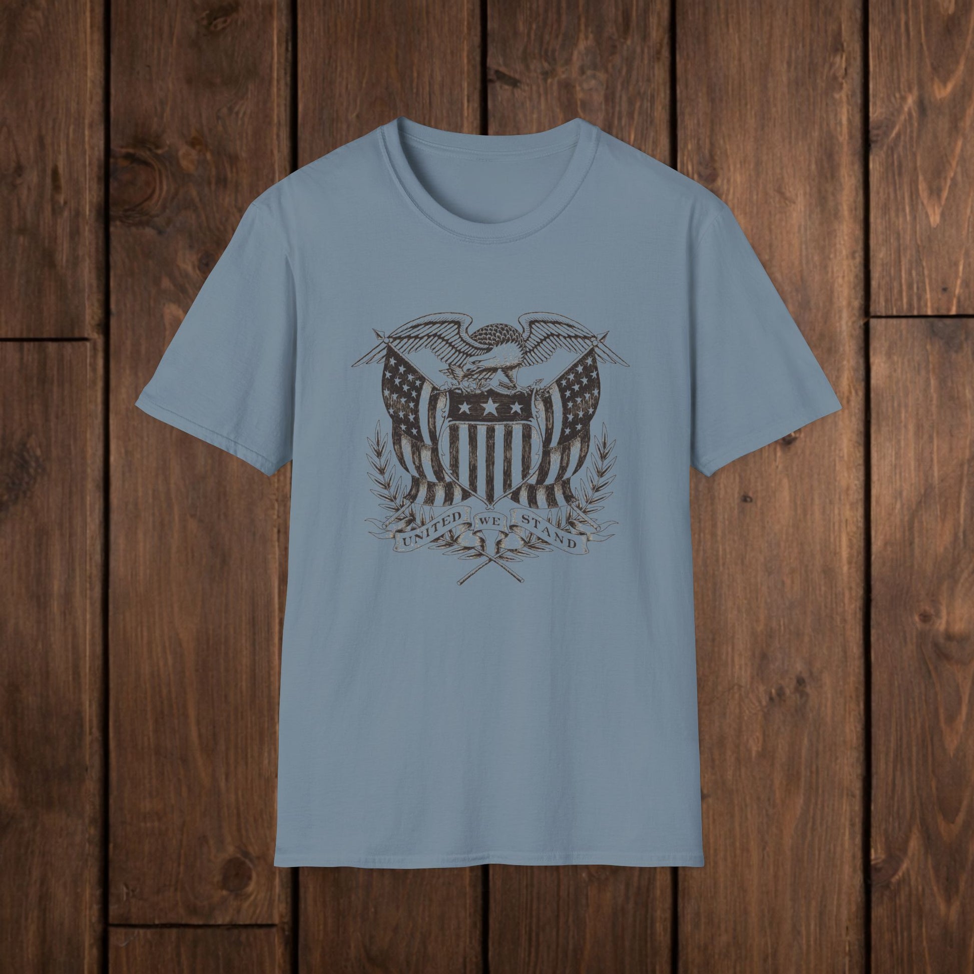 Eagle Shield Graphic T-Shirt — Vintage American Crest Tee image 9