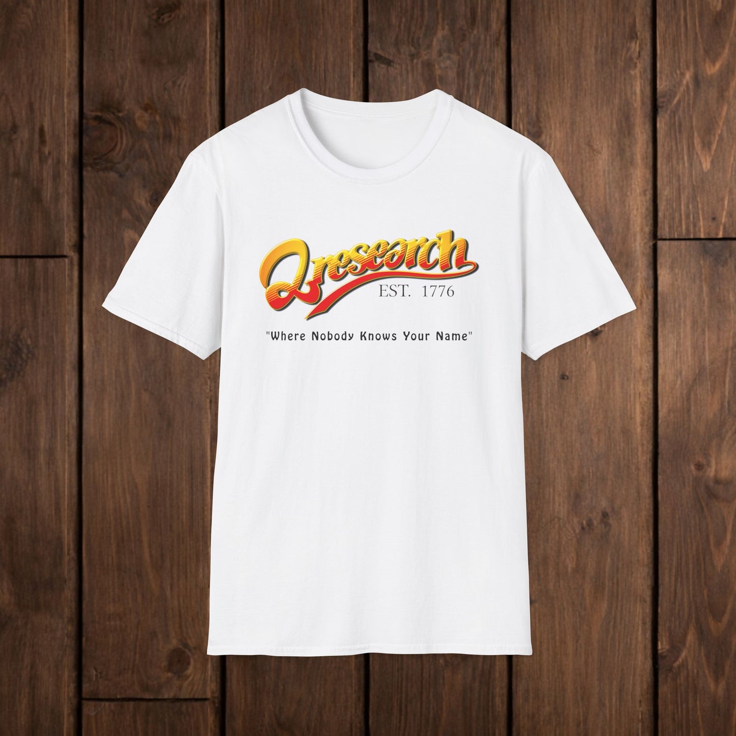 Research Vintage T-Shirt — "Research EST. 1776" Retro Script Science Tee image 2