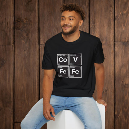 Covfefe Periodic Table T-Shirt — Co V Fe Fe Chemistry Graphic Tee image 3