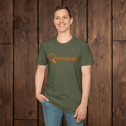 QNotables Logo Vintage Magnifying Glass T-Shirt image 11