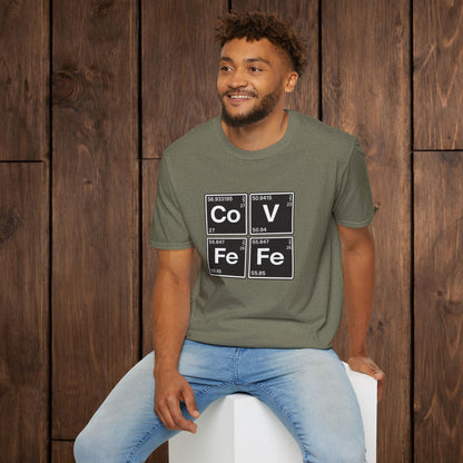 Covfefe Periodic Table T-Shirt — Co V Fe Fe Chemistry Graphic Tee image 6
