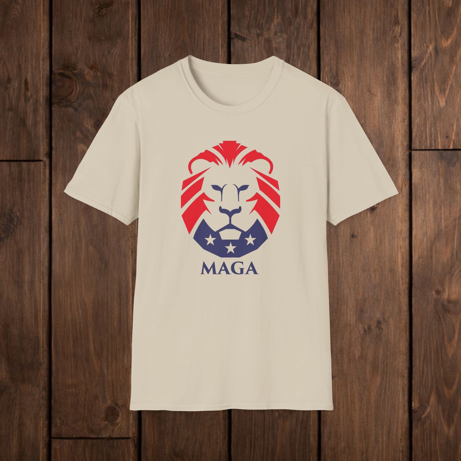 MAGA Lion T-Shirt — Bold Patriotic Graphic Tee image 3