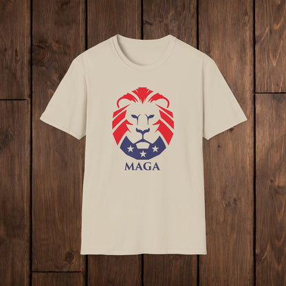 MAGA Lion T-Shirt — Bold Patriotic Graphic Tee image 3