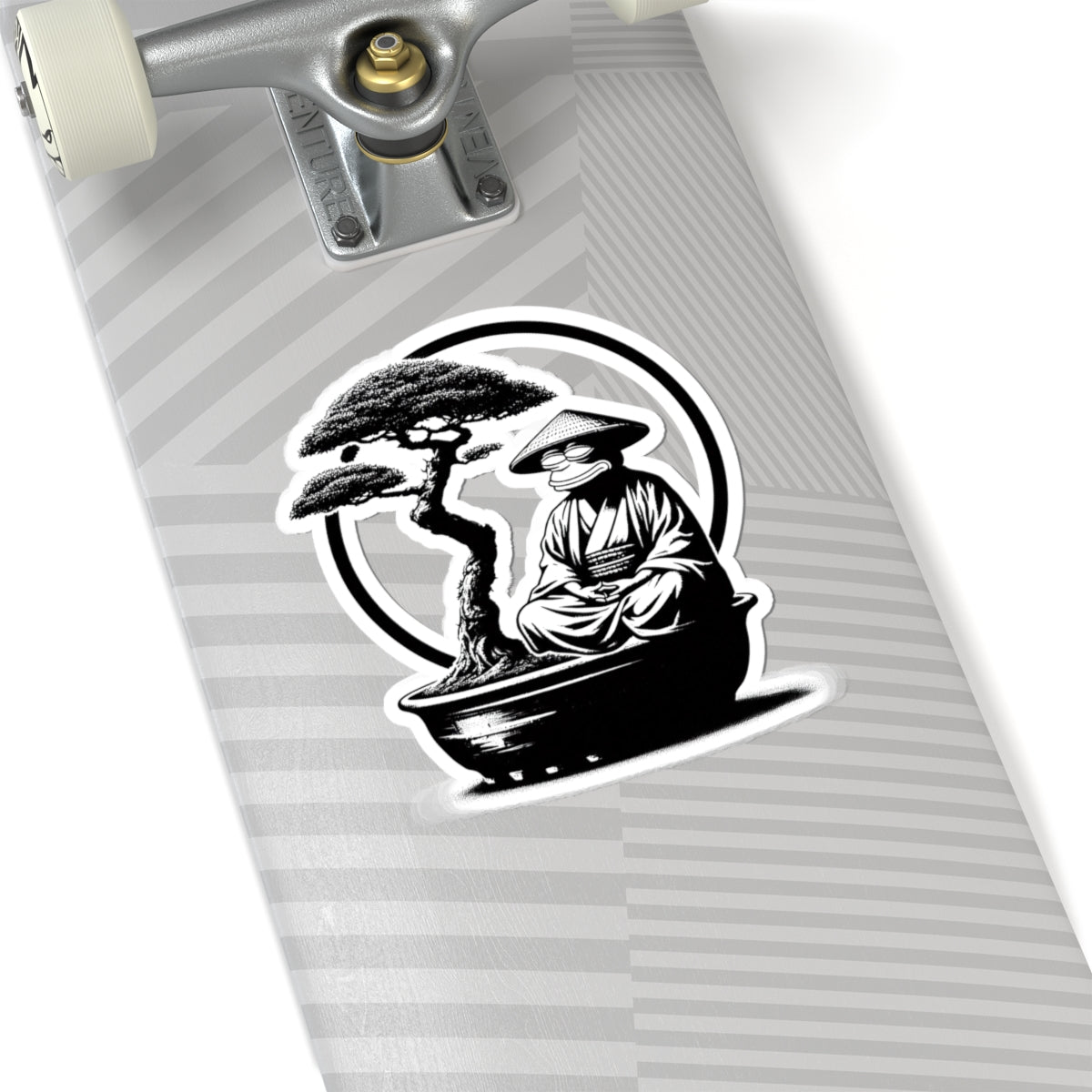 Zen Warrior — Samurai Garden Kiss-Cut Decal image 7