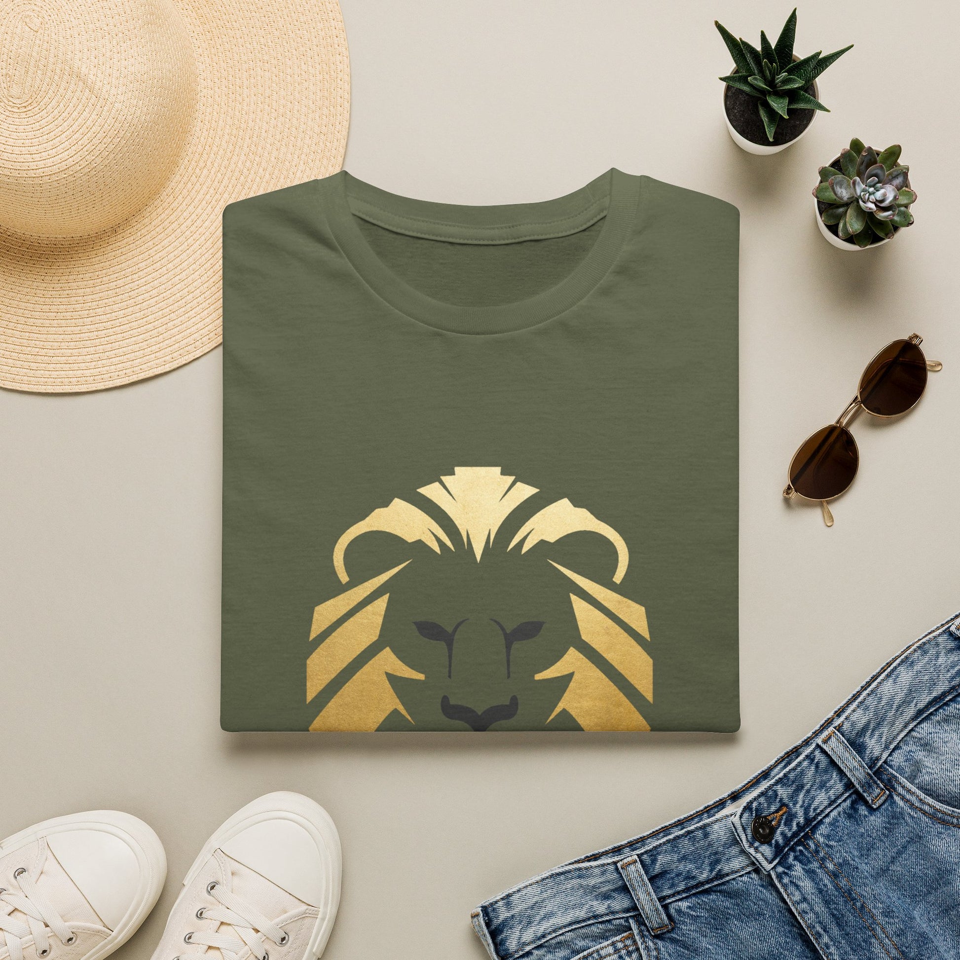 MAGA Gold Lion T‑Shirt — Bold Patriotic Crest Tee image 8